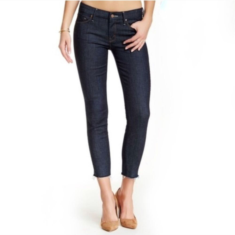 Mother The Looker Ankle Fray Skinny Jeans In so Good